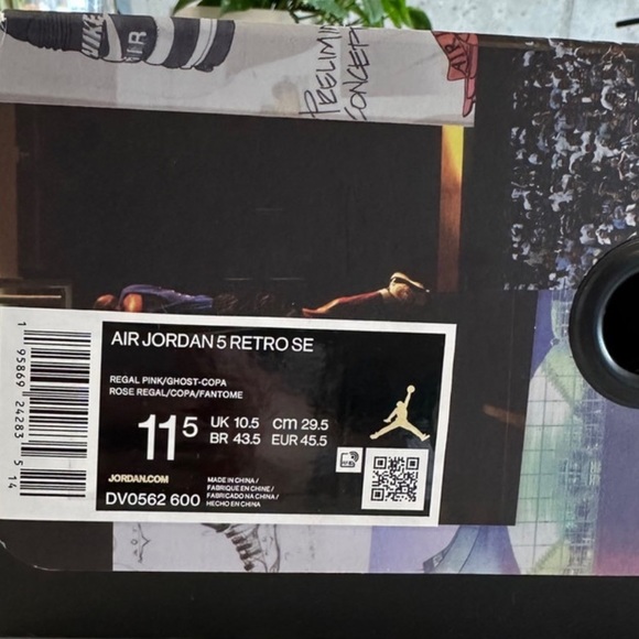 Barley worn air Jordan 5 retro SE ‘easter’ - Picture 3 of 6